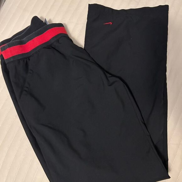 Nike Women's Black and Red Joggers-tracksuits - Picture 1 of 5